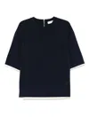 Lanvin Contrasting-trim T-shirt