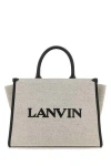 Lanvin Borsa Shopping In & Out Piccola In Tela Bicolor Donna