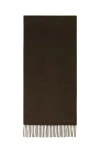 Lanvin Two-tone Cashmere Scarf In Brown