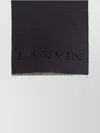 Lanvin Two-tone Scarf Fringed Edges In Gray