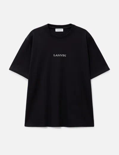 Lanvin Unisex  Logo Classic T-shirt In Black
