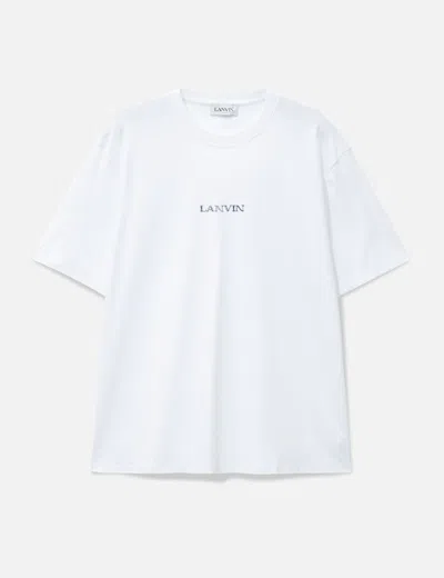 Lanvin Unisex  Logo Classic T-shirt In White