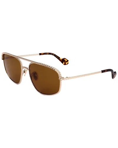 Lanvin Unisex Lvn128s 58mm Sunglasses In Gold