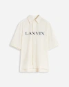 Lanvin Logo-print Shirt In Ecru