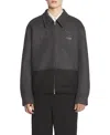 Lanvin Two-tone Bomber Jacket In Black/anthracite