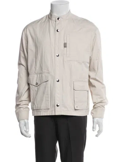 Pre-owned Lanvin Utility Jacket In Neutrals