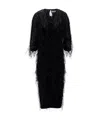 Lanvin Viscose And Silk Dress With Rafia Details In Black