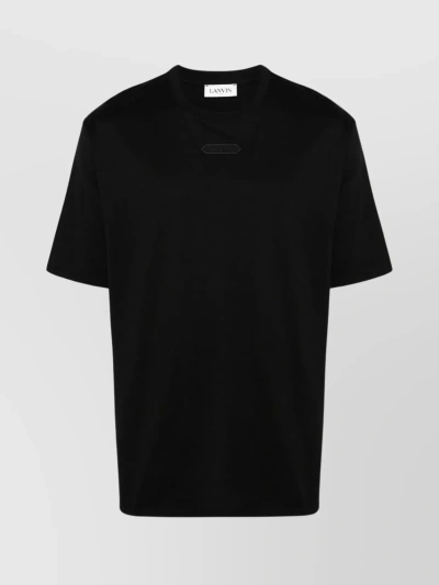 Lanvin Versatile Crew Neck T-shirt In Black