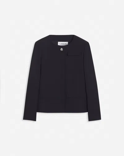 Lanvin Waistcoate Courte Ajustée Pour Femme In Black