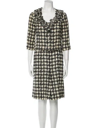 Pre-owned Lanvin Vintage 1950's Dress Set In Black