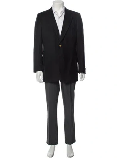 Pre-owned Lanvin Vintage 1980's Blazer In Black