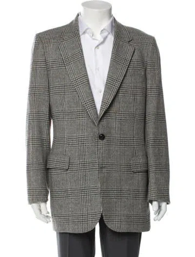 Pre-owned Lanvin Vintage 1990's Blazer In Gray