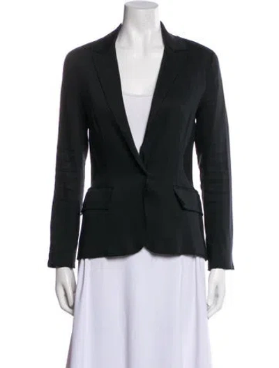 Pre-owned Lanvin Vintage Blazer In Black