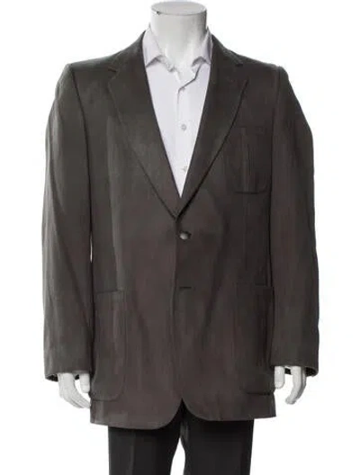 Pre-owned Lanvin Vintage Blazer In Gray