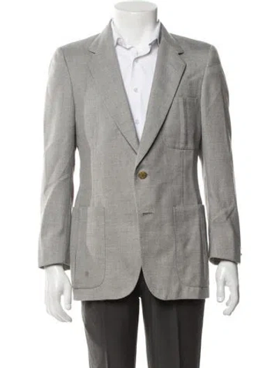 Pre-owned Lanvin Vintage Blazer In Grey