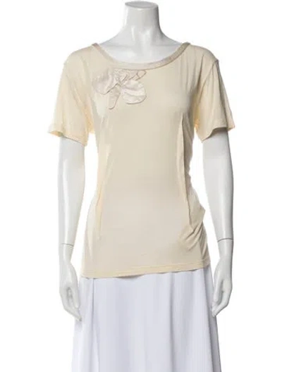Pre-owned Lanvin Vintage Crew Neck T-shirt In Neutral