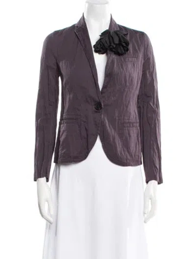 Pre-owned Lanvin Vintage Evening Jacket In Purple