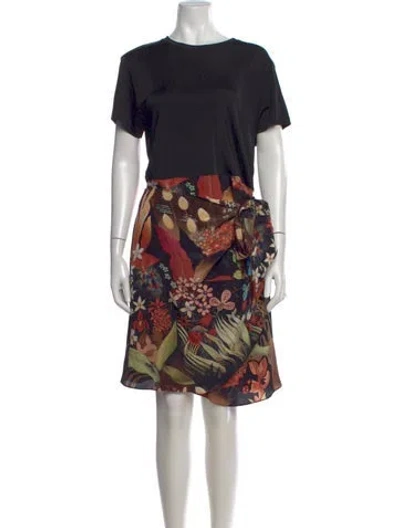 Pre-owned Lanvin Vintage Knee-length Dress In Black