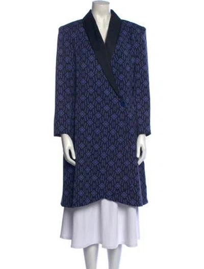 Pre-owned Lanvin Vintage Knee-length Dress In Blue