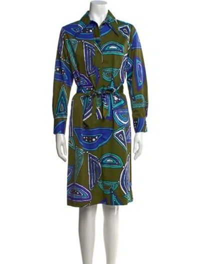 Pre-owned Lanvin Vintage Knee-length Dress In Multi