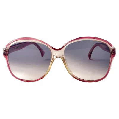 Pre-owned Lanvin Vintage  Sl 86 Oversized 1980 Sunglasses Made In France In Gray