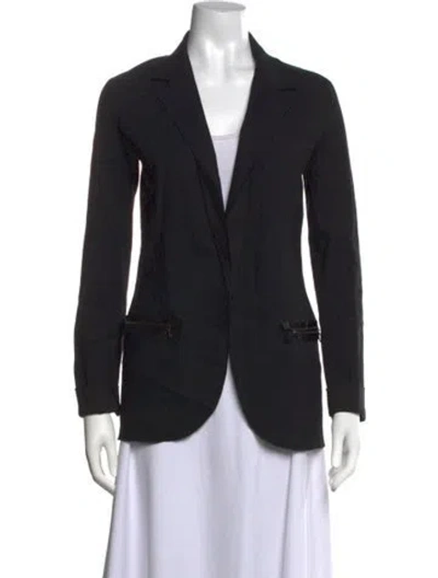 Pre-owned Lanvin Vintage Linen Sweater In Black