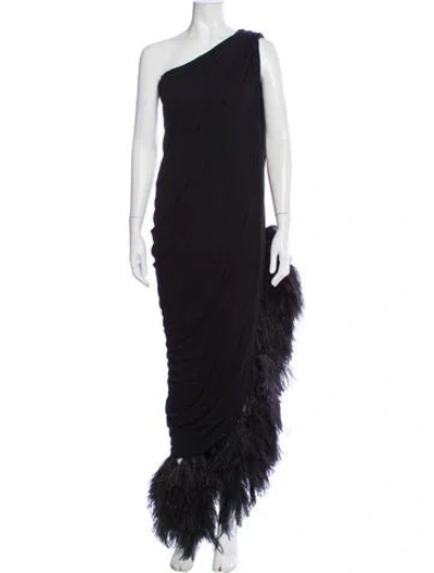 Pre-owned Lanvin Vintage Long Dress In Green