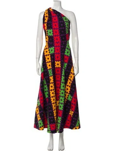 Pre-owned Lanvin Vintage Long Dress In Multi