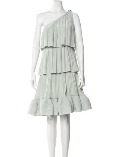 Pre-owned Lanvin Vintage Mini Dress In Green