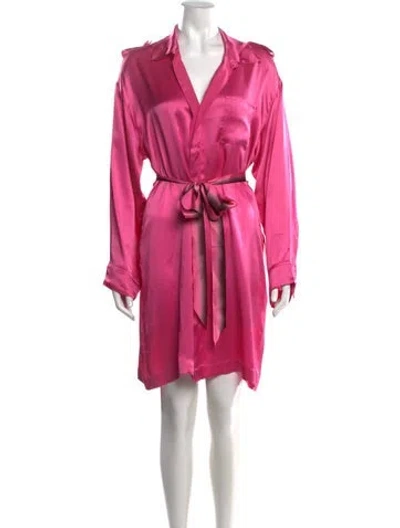 Pre-owned Lanvin Vintage Mini Dress In Pink
