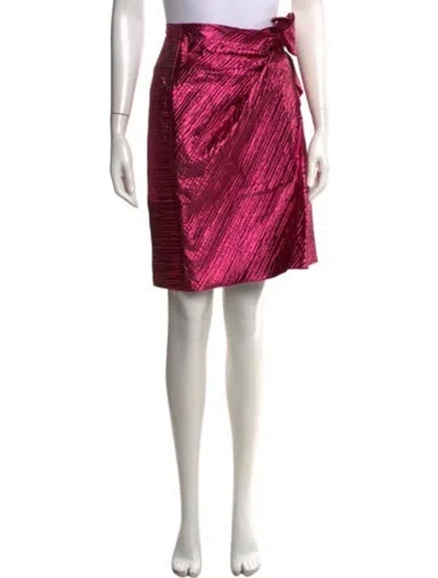 Pre-owned Lanvin Vintage Mini Skirt In Pink