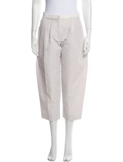 Pre-owned Lanvin Vintage Straight Leg Pants In Neutral