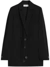 Lanvin Virgin Wool Blazer In Black