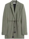 Lanvin Virgin Wool Blazer In Gray