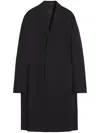 Lanvin Virgin-wool Coat In Black