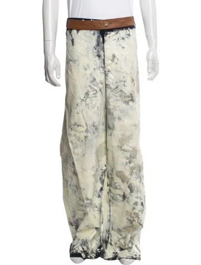 Pre-owned Lanvin Virgin Wool Pants In Green