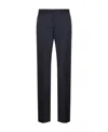 Lanvin Men's Cigarette Trousers In Black