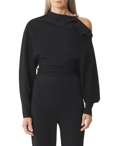 Lanvin Viscose Sweater In Black