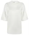 Lanvin Viscose T-shirt In White