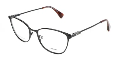 Lanvin Vln095s 0530 Occhiali Da Vista Neri Per Donna (solo Montatura) In Black