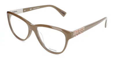 Lanvin Vln608v 09rl Occhiali Da Vista Marroni Per Uomo (solo Montatura) In Brown