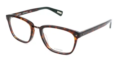 Lanvin Vln667m 0743 Occhiali Da Vista Tartarugatishell Per Uomo (solo Montatura) In Brown