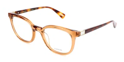 Lanvin Vln681s 09wq Occhiali Da Vista Marroni Per Donna (solo Montatura)
