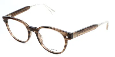 Lanvin Vln684 06yh Occhiali Da Vista Marroni Per Uomo (solo Montatura) In Brown