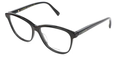 Lanvin Vln741 0700 Occhiali Da Vista Neri Per Donna (solo Montatura) In Black
