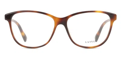 Lanvin Vln741 0752 Occhiali Da Vista Tartarugatishell Per Donna (solo Montatura) In Brown