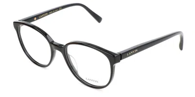 Lanvin Vln742 0700 Occhiali Da Vista Neri Per Donna (solo Montatura) In Black