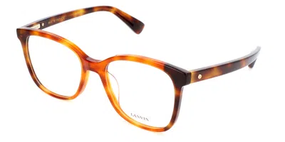 Lanvin Vln746m 0752 Occhiali Da Vista Tartarugatishell Per Donna (solo Montatura) In Brown