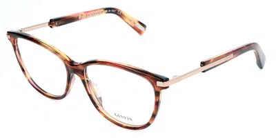 Lanvin Vln767 06db Occhiali Da Vista Tartarugatishell Per Donna (solo Montatura) In Brown