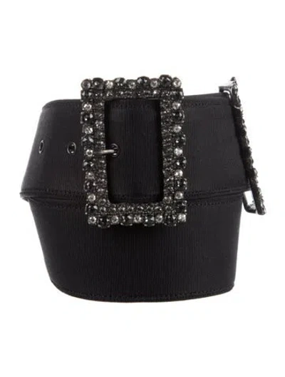 Pre-owned Lanvin Waist Belt In Black